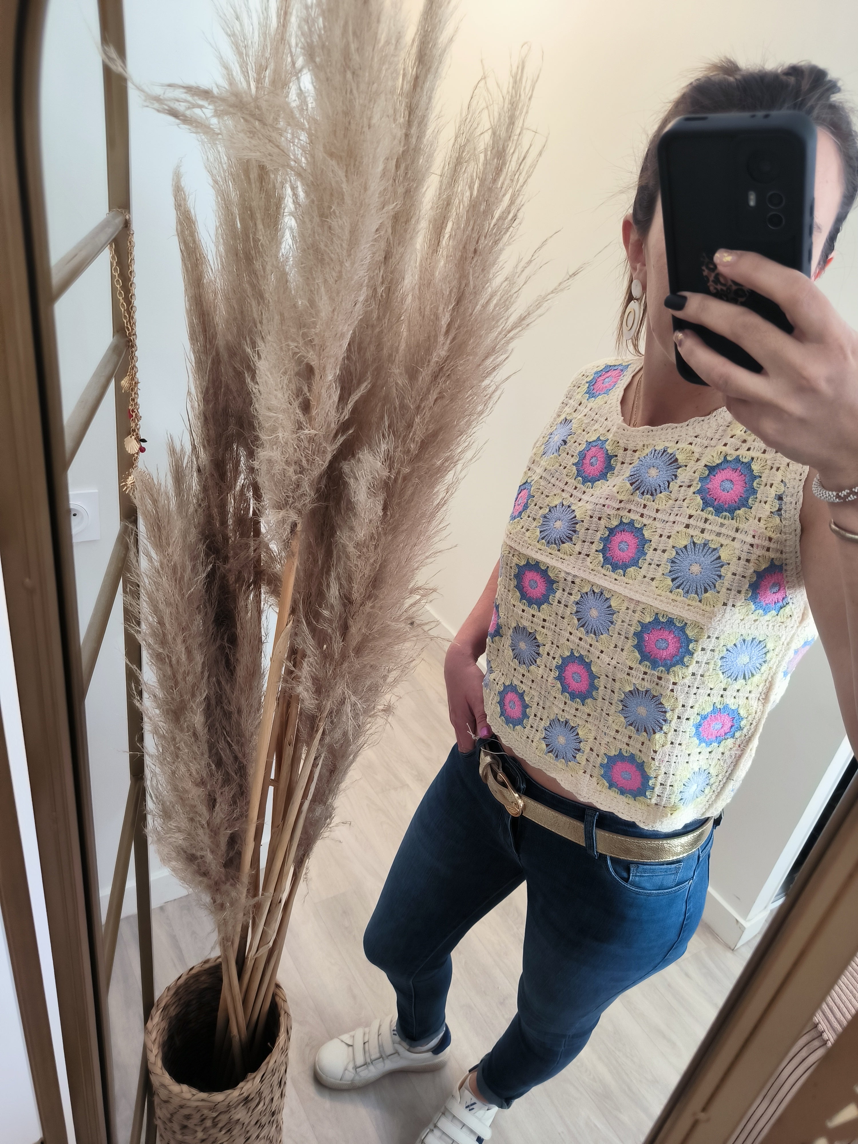 Débardeur en crochet SYA