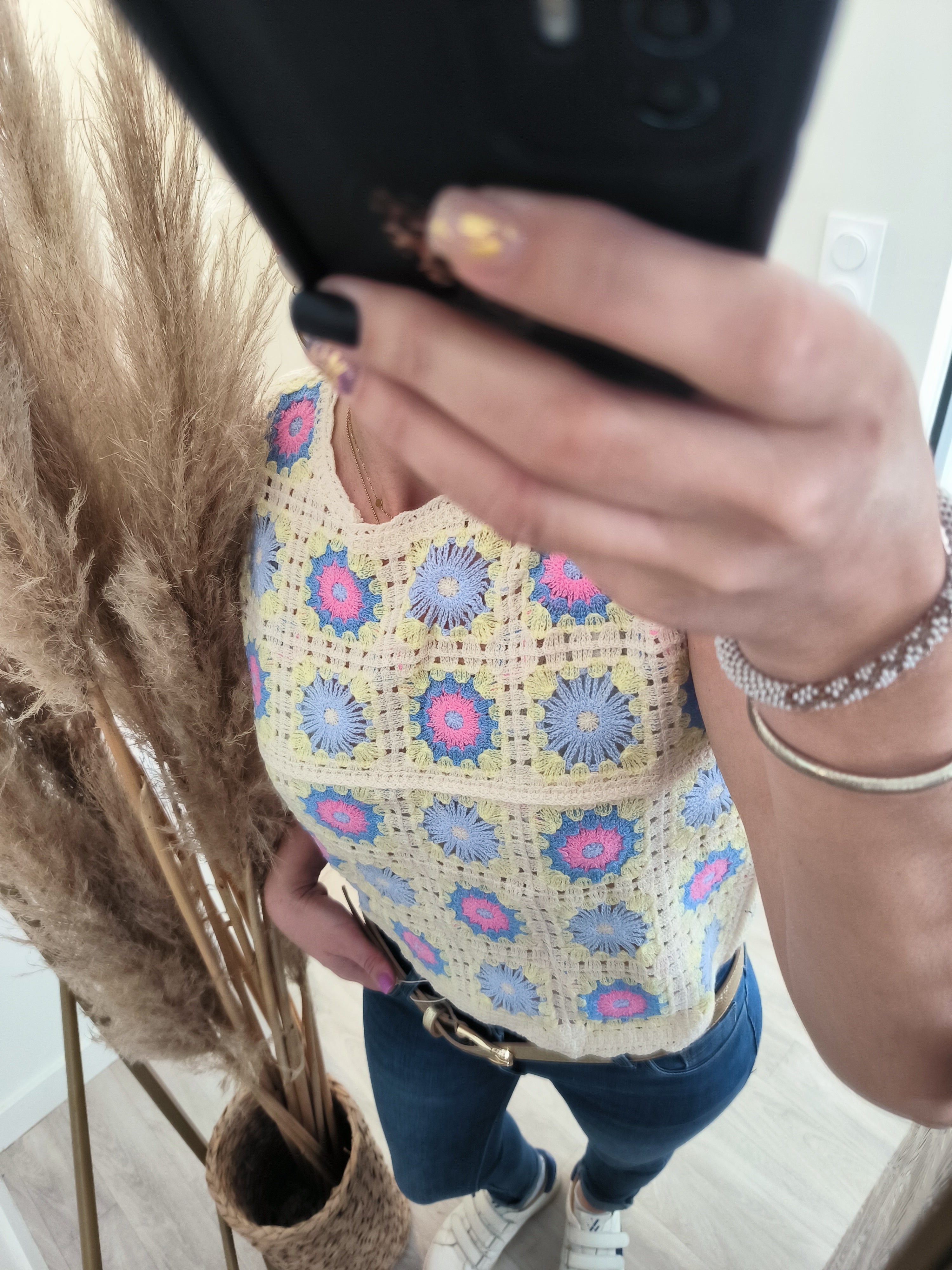 Débardeur en crochet SYA