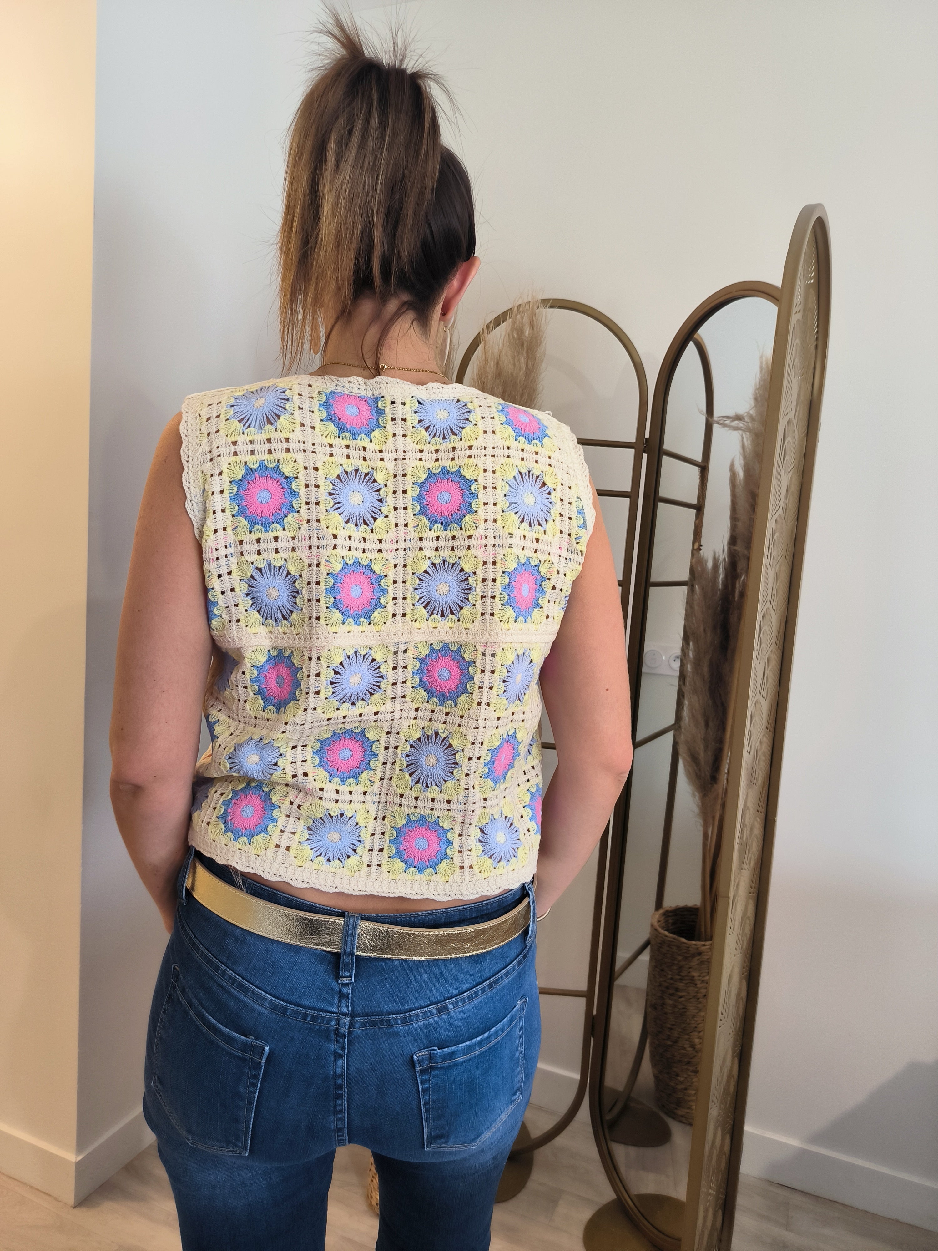 Débardeur en crochet SYA