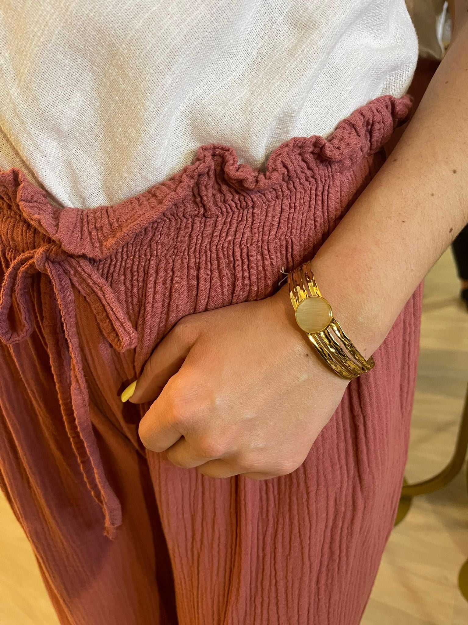 Pantalon gaz de coton ZYLA
